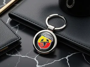 Fiat Abarth Portachiavi Carini Lega Lucida Stile Elegante